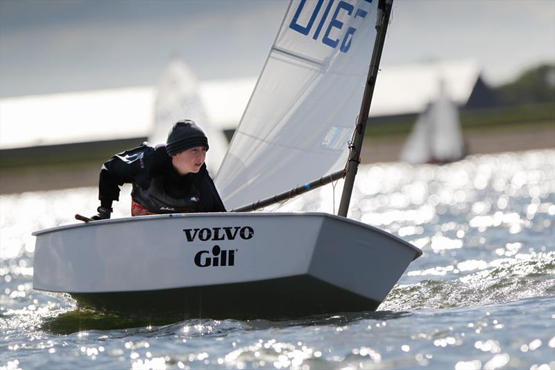 Ansel Levy Dethmers during the 2015 RYA Zone and Home Country Championships photo copyright Paul Wyeth / www.pwpictures.com taken at Royal Yachting Association and featuring the Optimist class
