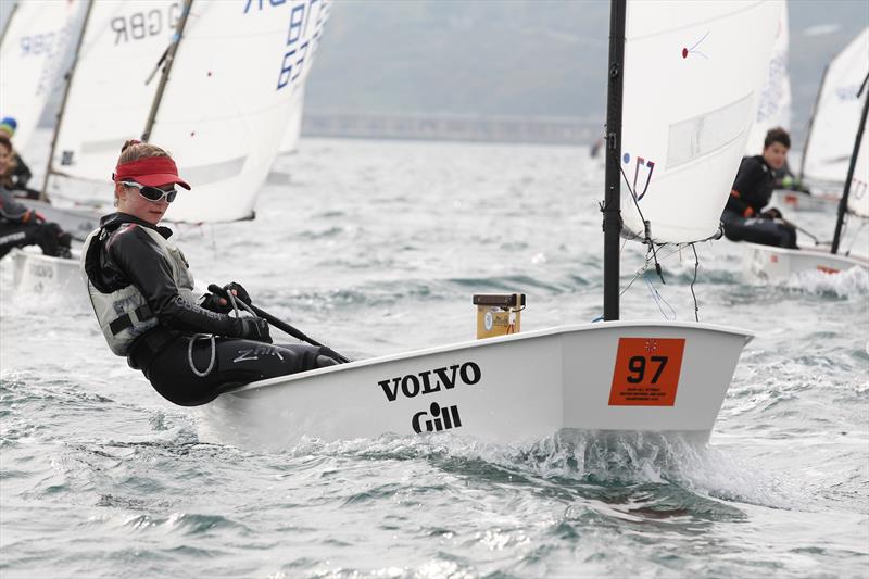 Volvo Gill Optimist End of Season Championship 2015 photo copyright Peter Newton taken at Weymouth & Portland Sailing Academy and featuring the Optimist class