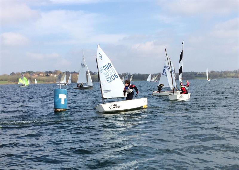 2016 Get Racing at Draycote Water event 1 photo copyright Tim Fillmore taken at Draycote Water Sailing Club and featuring the Optimist class