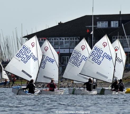 Optimists at Draycote photo copyright Malcolm Lewin / www.malcolmlewinphotography.zenfolio.com/sail taken at Draycote Water Sailing Club and featuring the Optimist class