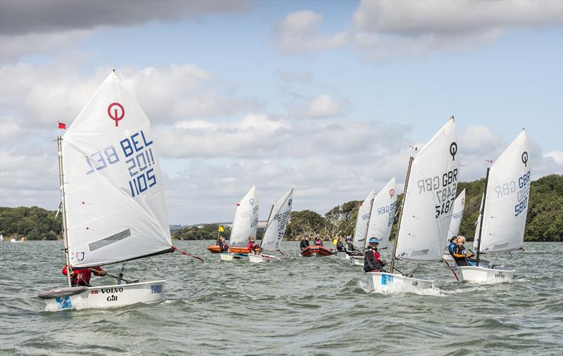 Optimist open meeting at Chichester 2016 photo copyright Stewart Grant taken at Chichester Yacht Club and featuring the Optimist class