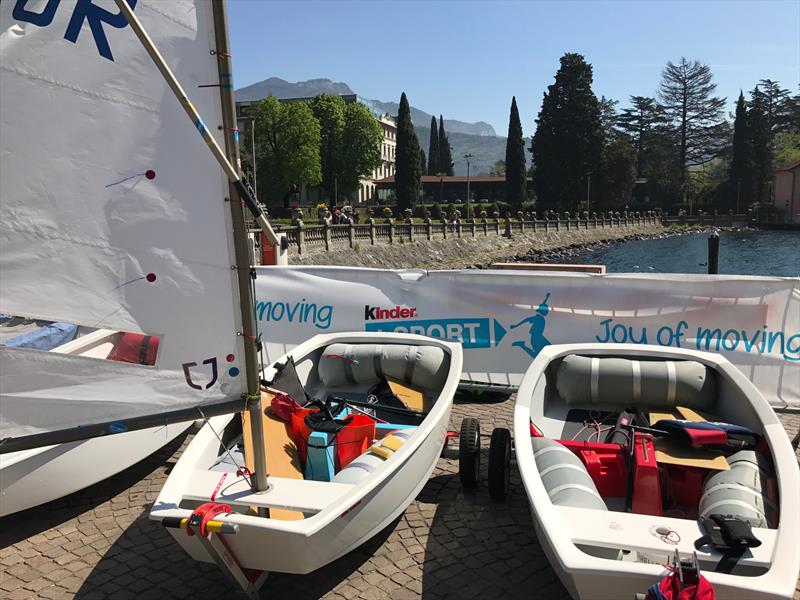 All set for the 35th Lake Garda Optimist Meeting  photo copyright Elena Giolai taken at Fraglia Vela Riva and featuring the Optimist class