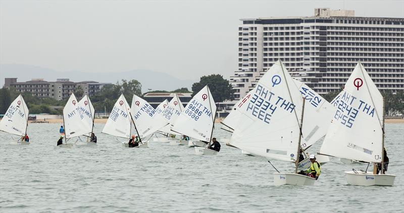 Optimists on day 1 of the 2017 Top of the Gulf Regatta - photo © Guy Nowell