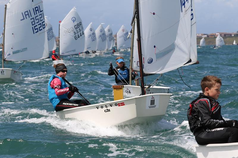 2017 Volvo Gill Optimist British National and Open Championships photo copyright Peter Newton Photography taken at Weymouth & Portland Sailing Academy and featuring the Optimist class