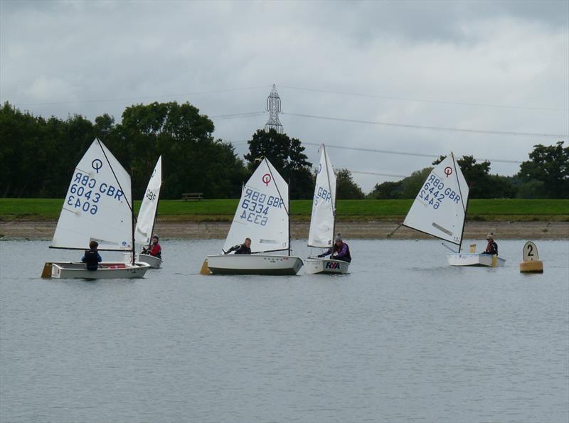 Shustoke Optimist Open photo copyright Denis taken at Shustoke Sailing Club and featuring the Optimist class