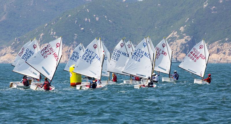 2017 Optimist Asian and Oceanian Championship day 2 photo copyright 2017 Optimist Asian & Oceanian Championships / Guy Nowell taken at Royal Hong Kong Yacht Club and featuring the Optimist class