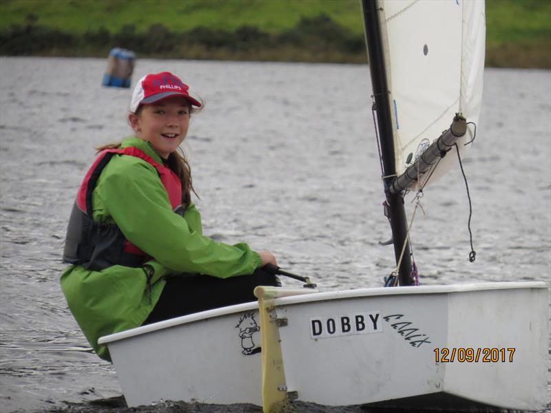 Nina Harrison (Scotland) photo copyright LVSC taken at Loch Venachar Sailing Club and featuring the Optimist class