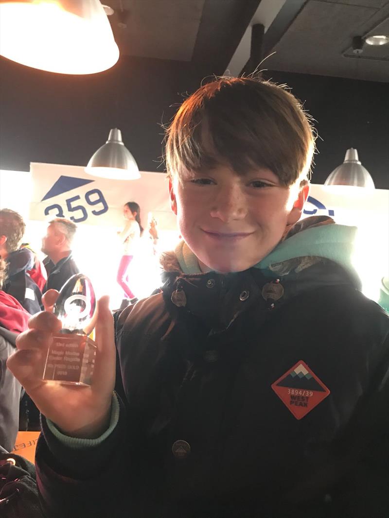Henry Heathcote finished 4th overall in the Optimist Magic Marine Easter Regatta in Holland photo copyright IOCA UK taken at WV Braassemermeer and featuring the Optimist class