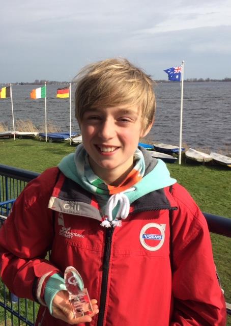 Edward Cody, 4th in silver fleet at the Optimist Magic Marine Easter Regatta in Holland photo copyright IOCA UK taken at WV Braassemermeer and featuring the Optimist class