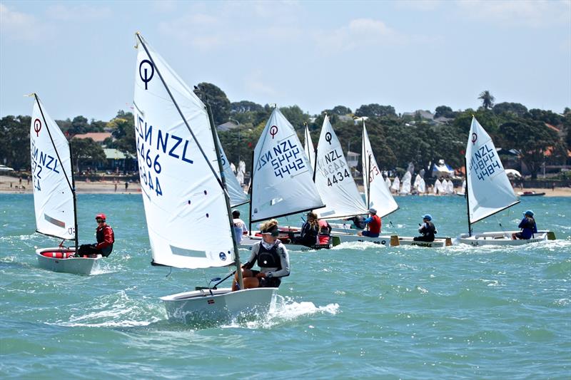 2014 Auckland Optimist Championships, Wakatere Boating Club photo copyright Richard Gladwell taken at Wakatere Boating Club and featuring the Optimist class