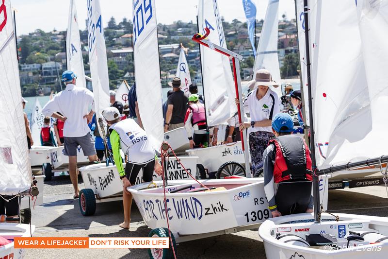 Sail Sydney 2017 photo copyright Robin Evans taken at Woollahra Sailing Club and featuring the Optimist class