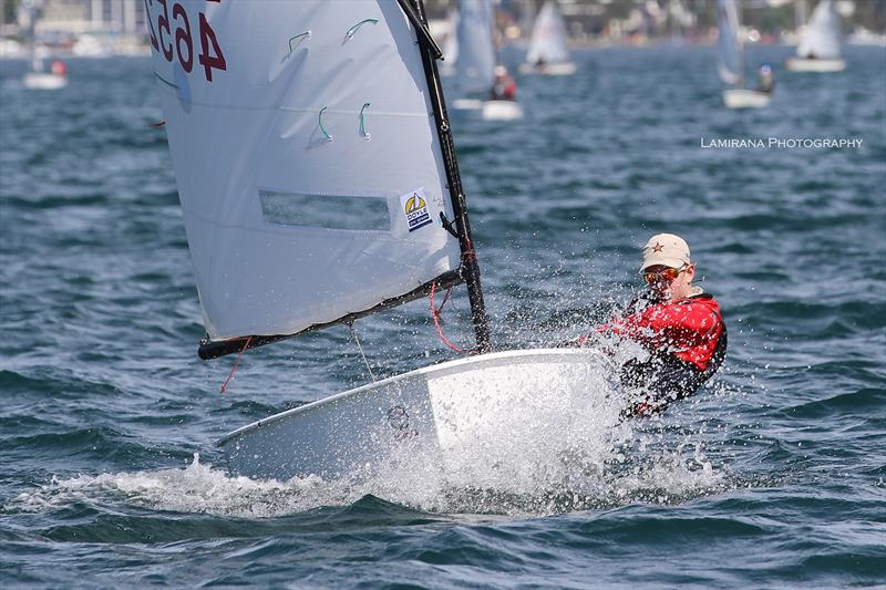 Splashes - Day 3 - Toyota NZ Optimist National Championships - April 2, 2018 photo copyright Lamirana Photography taken at Queen Charlotte Yacht Club and featuring the Optimist class