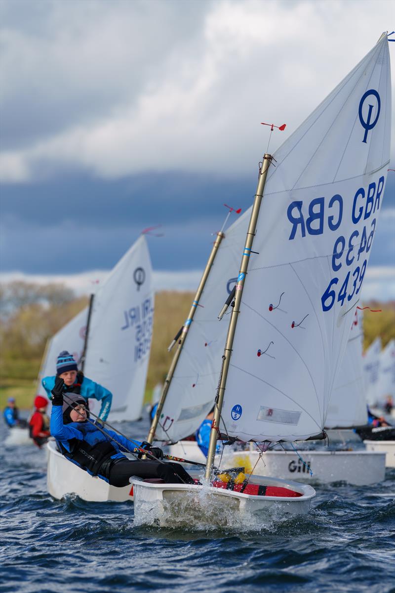 Gill Optimist Spring Championships at Draycote Water photo copyright www.tomsteventonphotography.uk taken at Draycote Water Sailing Club and featuring the Optimist class