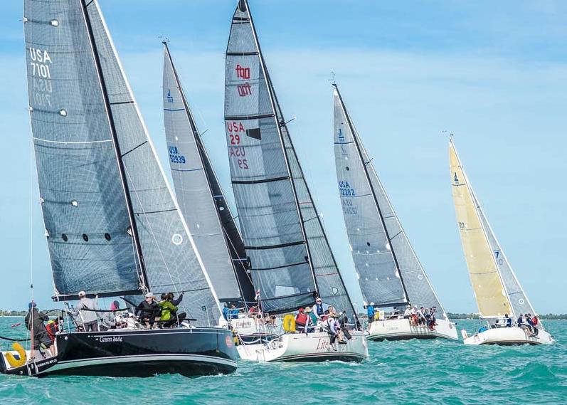 ORC Class 1 has a diverse array of boat types at Quantum Key West Race Week 2016 photo copyright Sara Proctor / Quantum Key West taken at Storm Trysail Club and featuring the ORC class