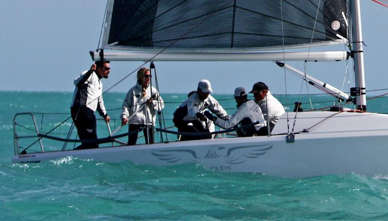 Junior sailors in action on Eagle's Eye in ORC Class 2 at Quantum Key West Race Week 2016 photo copyright Max Ranchi / Quantum Key West taken at Storm Trysail Club and featuring the ORC class