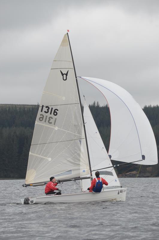 May Open handicap winners Alan Henderson and Alistair Barrie during the Kielder Water Sailing Club May Open photo copyright Adrian Langford taken at Kielder Water Sailing Club and featuring the Osprey class