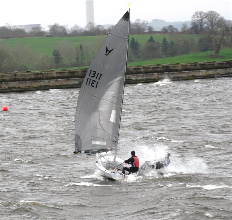 Chris Gould & Nick Broomhall continue to lead the field during round 3 of the Blithfield Barrel 2014-15 photo copyright Don Stokes taken at Blithfield Sailing Club and featuring the Osprey class