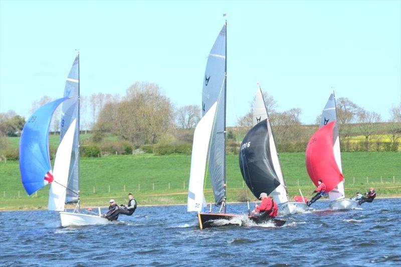 Enjoying the first day during the Osprey Inlands at Blithfield photo copyright Don Stokes taken at Blithfield Sailing Club and featuring the Osprey class