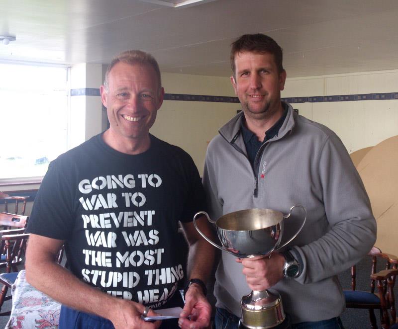 Gareth Caldwell and Jon Gibbons win the Osprey Welsh and Midlands Championships at Blithfield photo copyright Alastair Barrie taken at Blithfield Sailing Club and featuring the Osprey class