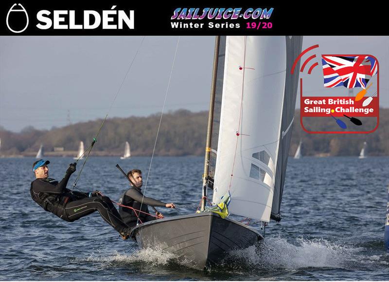 Eden Hyland & Mark Hartley finish second in the Medium Fleet during the Grafham Grand Prix photo copyright Tim Olin / www.olinphoto.co.uk taken at Grafham Water Sailing Club and featuring the Osprey class