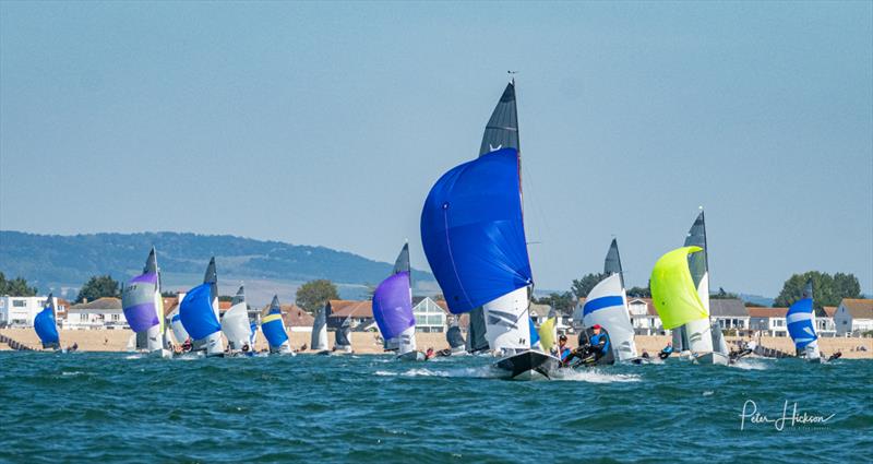 2023 Osprey Class Nationals: 2022 runners up front & centre Ben McGrane & James Ross sailing Osprey 1340 `Beastly Whizzer` - photo © Peter Hickson