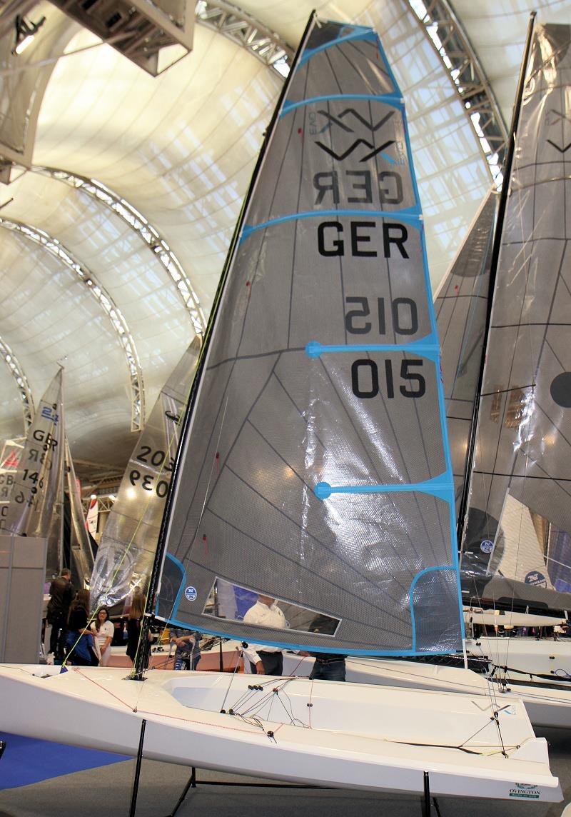 The VX Evo photo copyright Mark Jardine / YachtsandYachting.com taken at RYA Dinghy Show and featuring the  class