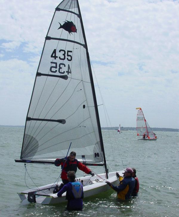 Sailors get a taste of Ovington’s High Performance range at Calshot Sailing Club photo copyright Ovington Boats taken at Calshot Sailing Club and featuring the  class