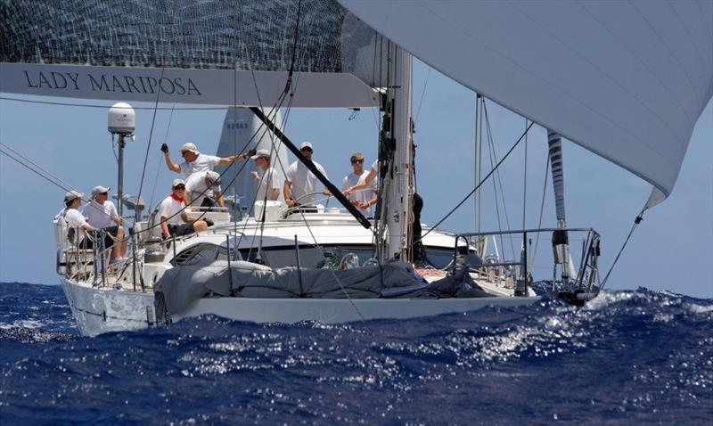 Lady Mariposa on day 1 of Oyster Regatta Antigua photo copyright Kevin Johnson Photography taken at  and featuring the Oyster class