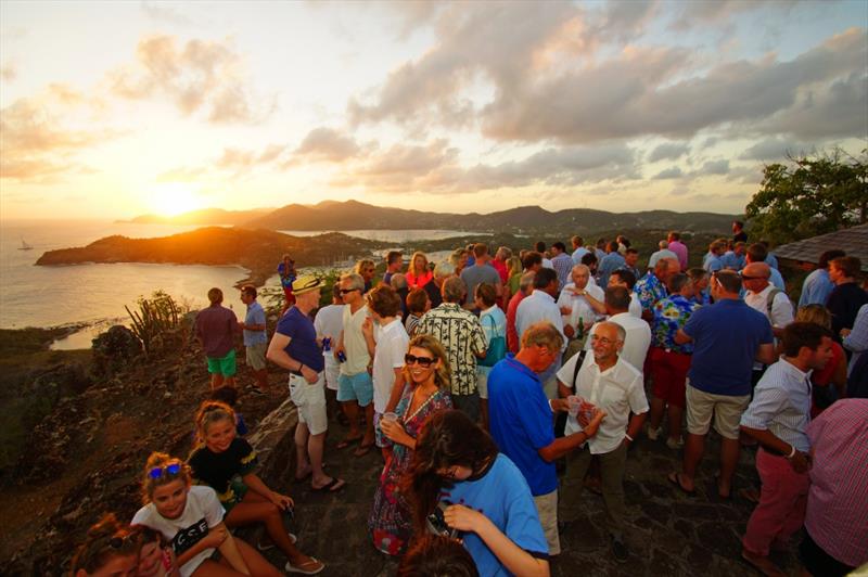 Oyster Party at Shirley Heights on day 2 of Oyster Regatta Antigua photo copyright Kevin Johnson Photography taken at  and featuring the Oyster class
