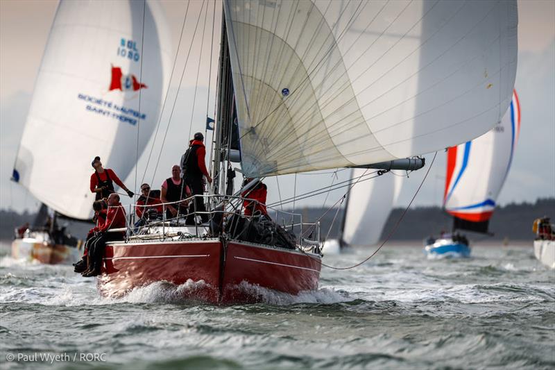 Ross Applebey's Oyster 48 Scarlet Oyster - RORC Salcombe Gin Castle Rock Race - photo © Paul Wyeth / RORC