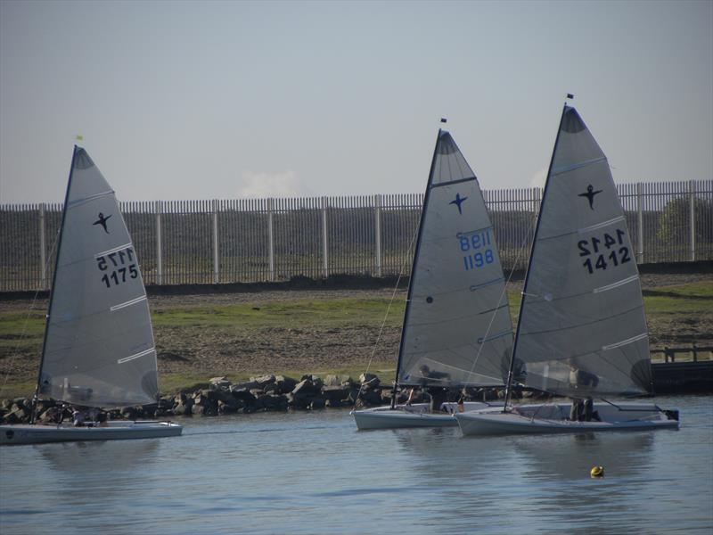 Phantoms at Crosby photo copyright A Middleton taken at Crosby Sailing Club and featuring the Phantom class