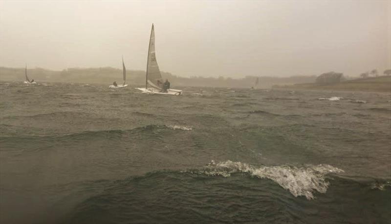 Fierce winds for the Wimbleball Phantom Open photo copyright Emma Stevenson taken at Wimbleball Sailing Club and featuring the Phantom class