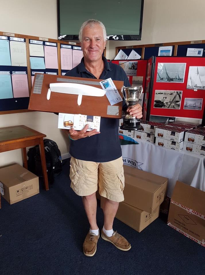 Chris Roberts wins the Phantom East Coast Championship at Burnham Week photo copyright John Wayling taken at Royal Corinthian Yacht Club, Burnham and featuring the Phantom class