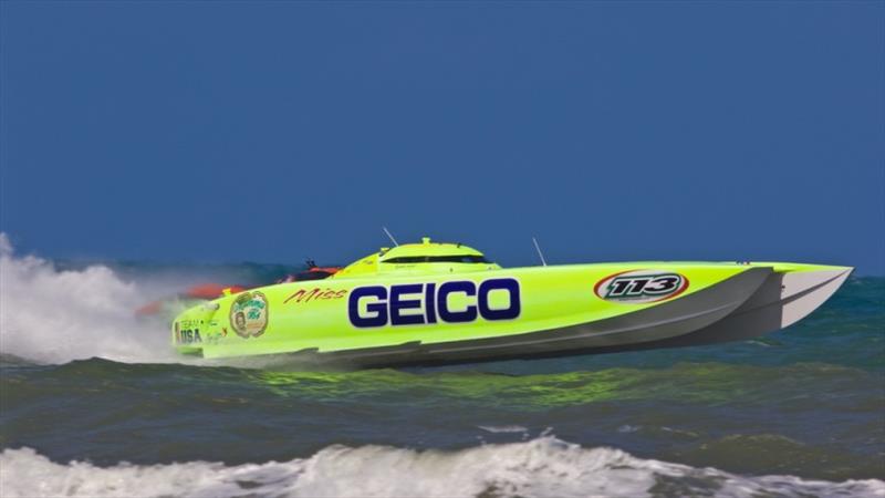 Offshore racing champion Miss Geico will be on display at this year's Providence Boat Show - photo © Miss Geico