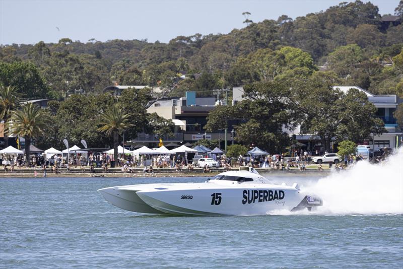A team in love with their racing and certainly on the move up! photo copyright Australian Offshore Powerboat Club taken at Lake Macquarie Yacht Club and featuring the Power boat class