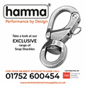 Technical Marine Supplies - Hamma - 17-4PH High Tensile Stainless Steel Snap Shackles