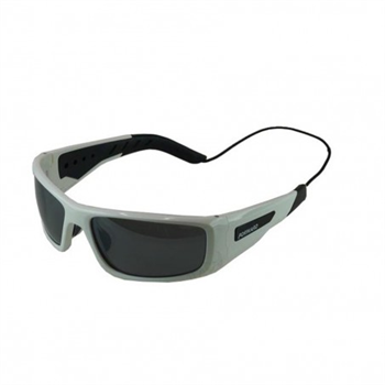 Forward EVO Polarised Sunglasses - Gloss white with black grips