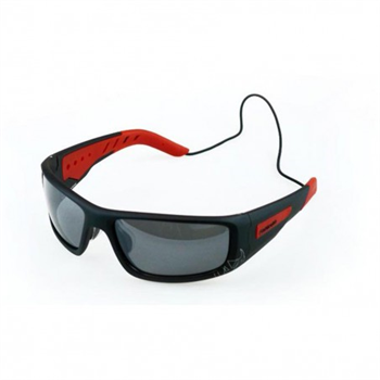 Forward EVO Polarised Sunglasses - Matt black with red grips