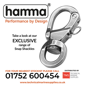 Technical Marine Supplies - Hamma - 17-4PH High Tensile Stainless Steel Snap Shackles