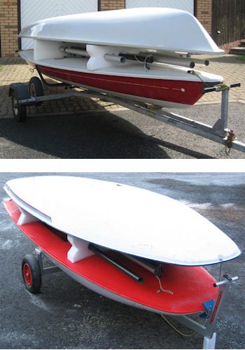 TridentUK Dinghy Stacker For Towing - Laser or Topper