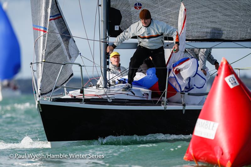 Protis, Quarter Tonner during 42nd Hamble Winter Series - Week 2 photo copyright Paul Wyeth / www.pwpictures.com taken at Hamble River Sailing Club and featuring the Quarter Tonner class