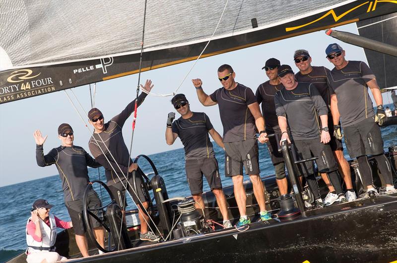RC44 Oman Cup Winners Team Nika photo copyright Nico Martinez / MartinezStudio taken at  and featuring the RC44 class