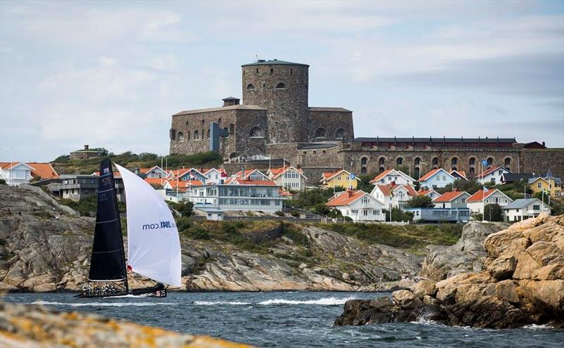 Team Aqua finish first in Marstrand fjord on the third day of fleet racing at the RC44 Marstrand Cup photo copyright Pedro Martinez / Martinez Studio taken at  and featuring the RC44 class