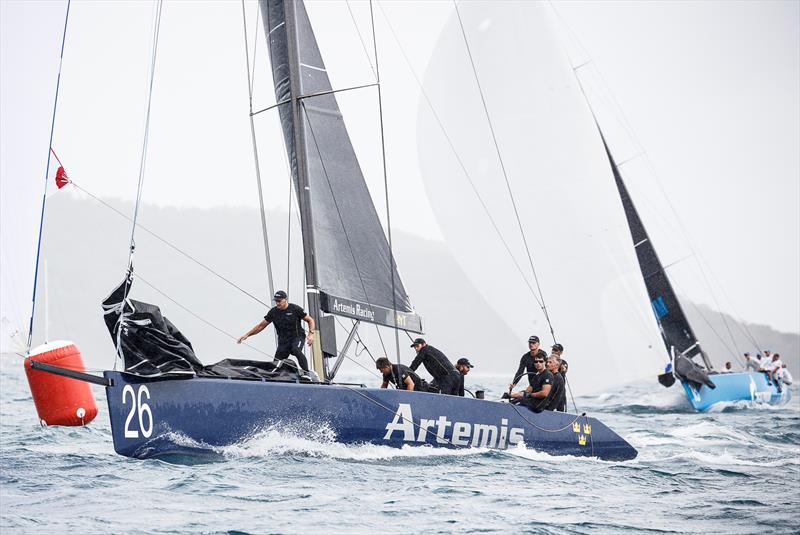 Artemis Racing on day 3 of the RC44 Virgin Gorda Cup fleet racing photo copyright Nico Martinez / www.MartinezStudio.es taken at  and featuring the RC44 class
