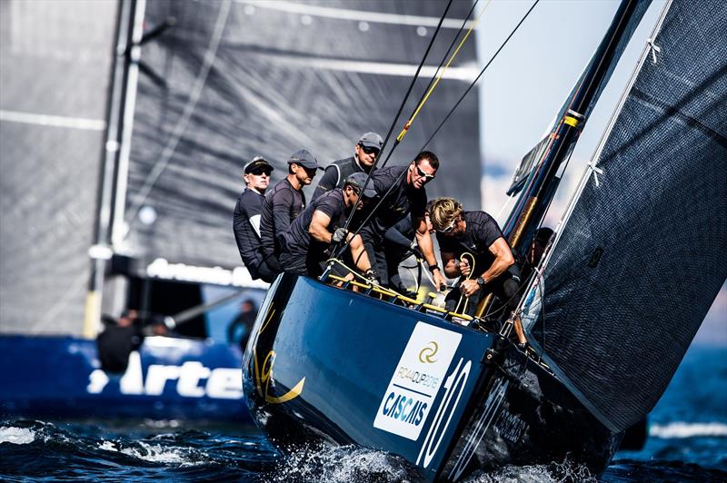Team Nika move up to second overall on the third day of RC44 Cascais Cup fleet racing photo copyright www.MartinezStudio.es taken at  and featuring the RC44 class