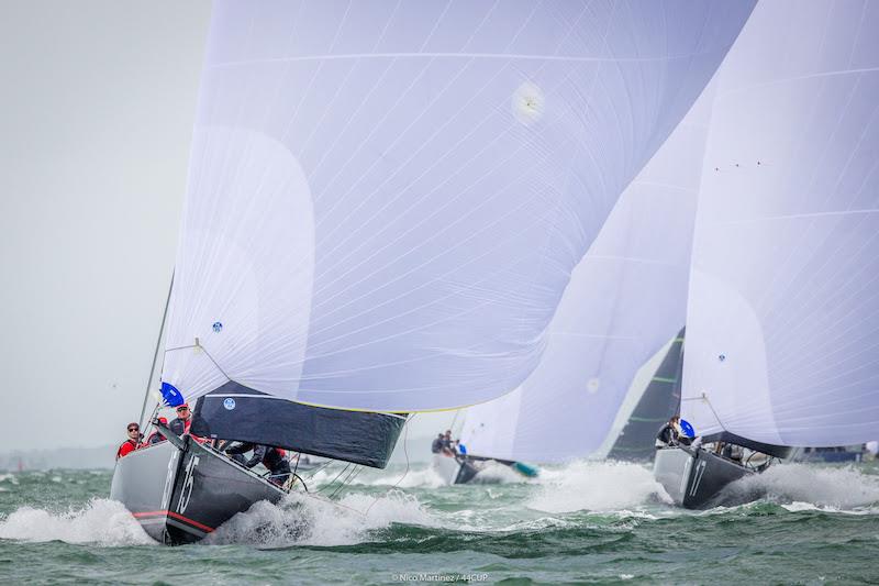 2023 44Cup Cowes World Championship Day 3 photo copyright Nico Martinez / 44 CUP taken at Royal Yacht Squadron and featuring the RC44 class