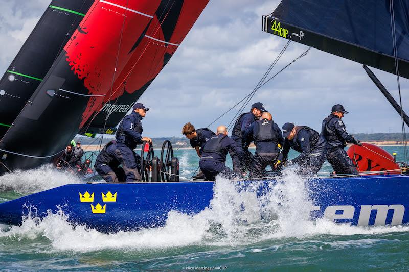 2023 44Cup Cowes World Championship Final Day photo copyright Nico Martinez / 44 CUP taken at Royal Yacht Squadron and featuring the RC44 class