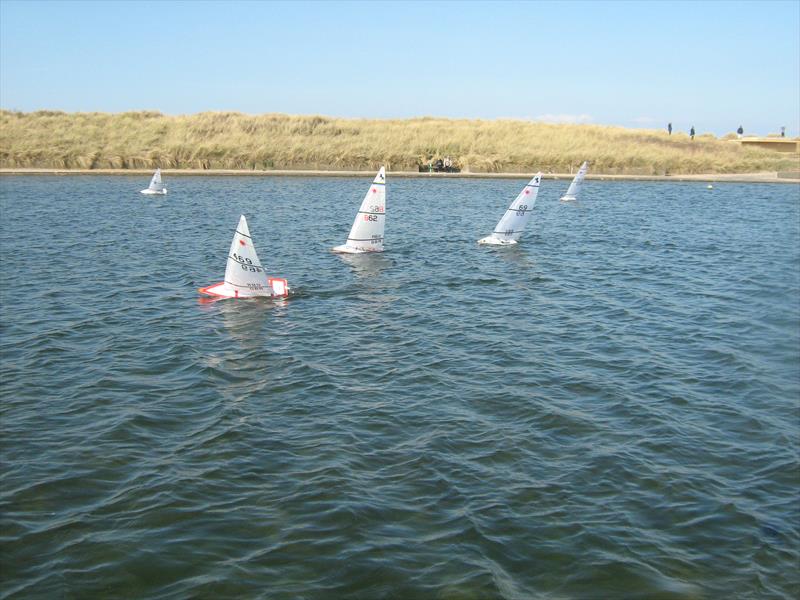 RC Lasers at Fleetwood photo copyright Tony Wilson taken at Fleetwood Model Yacht Club and featuring the RC Laser class