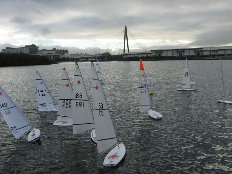 RC Laser and Dragon Force 65 of the New Year's Series day 1 photo copyright Tony Wilson taken at West Lancashire Yacht Club and featuring the RC Laser class