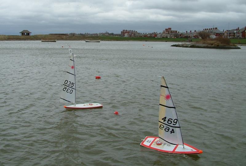 RC Laser Spring Series Round 4 at Fleetwood photo copyright Tony Wilson taken at Fleetwood Model Yacht Club and featuring the RC Laser class
